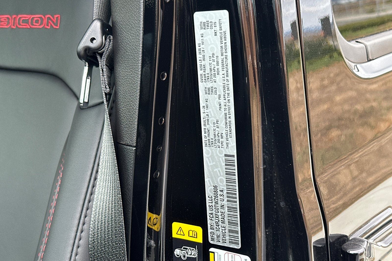 2026 Jeep Wrangler WRANGLER 4-DOOR RUBICON X