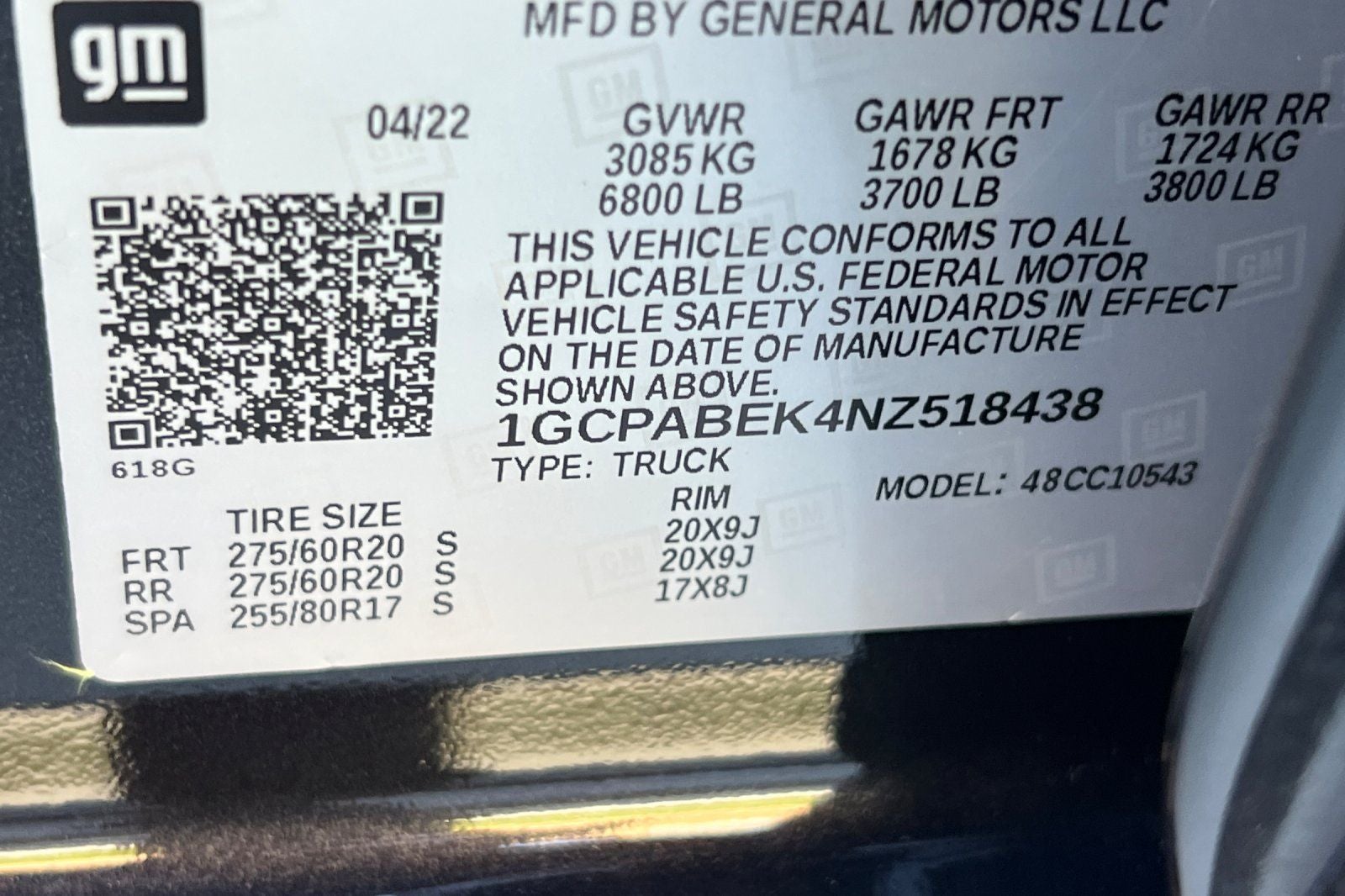 2022 Chevrolet Silverado 1500 2WD Crew Cab Short Bed Custom