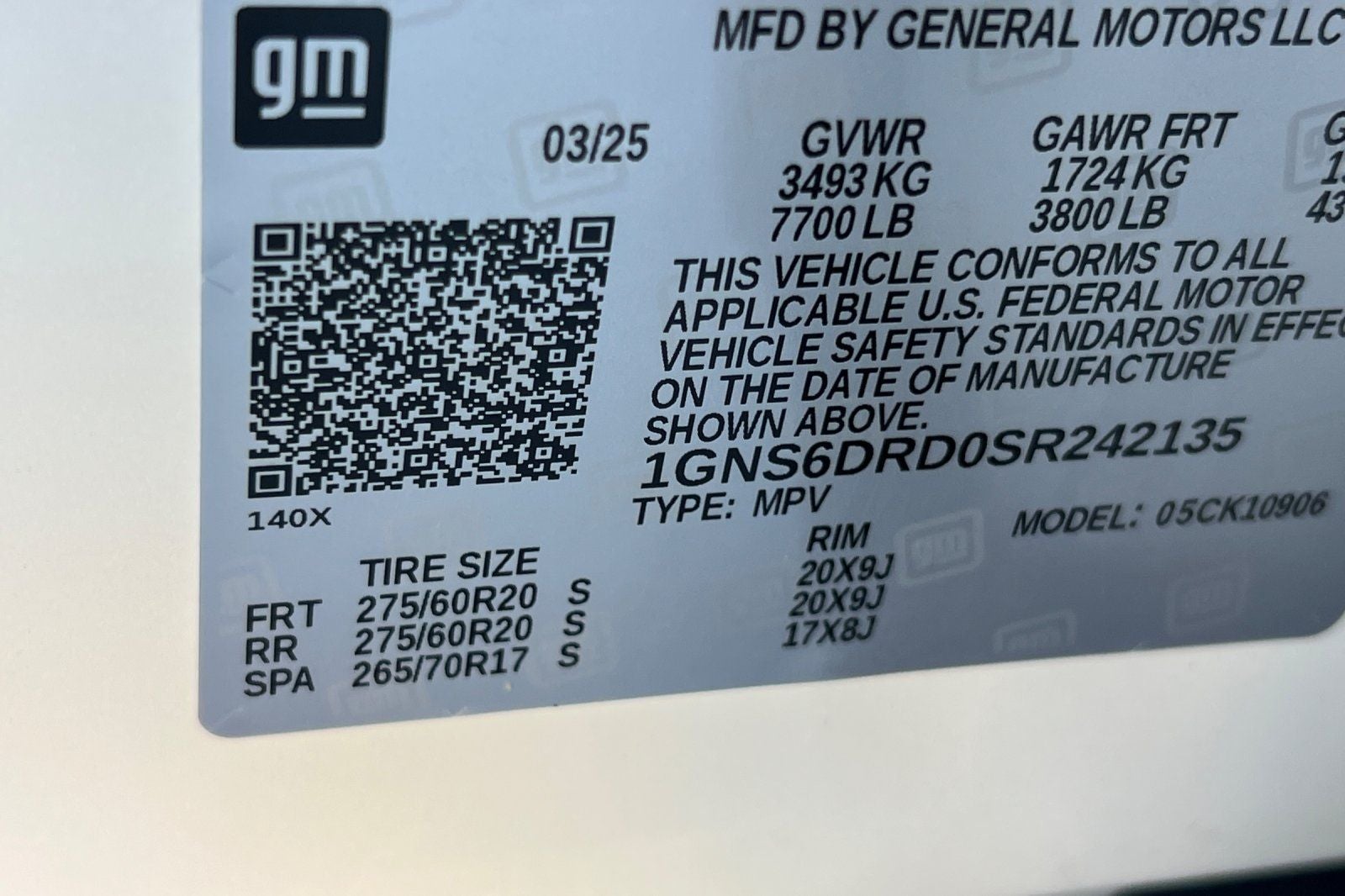 2025 Chevrolet Suburban 4WD Z71