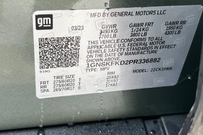 2023 Chevrolet Suburban 4WD Premier