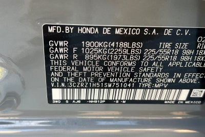 2025 Honda HR-V 2WD Sport