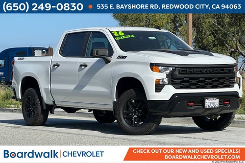 2026 Chevrolet Silverado 1500 4WD Crew Cab Short Bed Custom Trail Boss