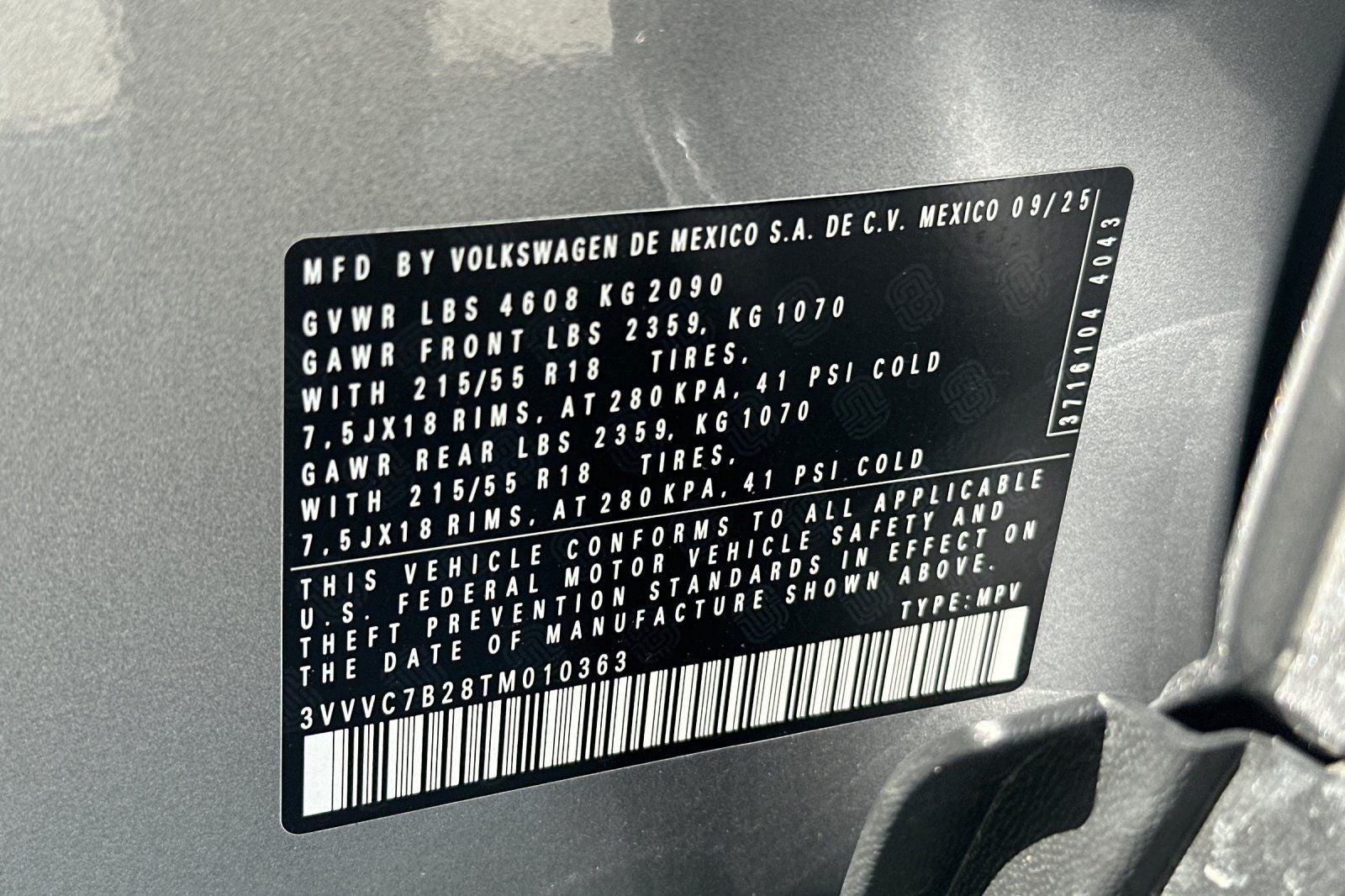 2026 Volkswagen Taos SE