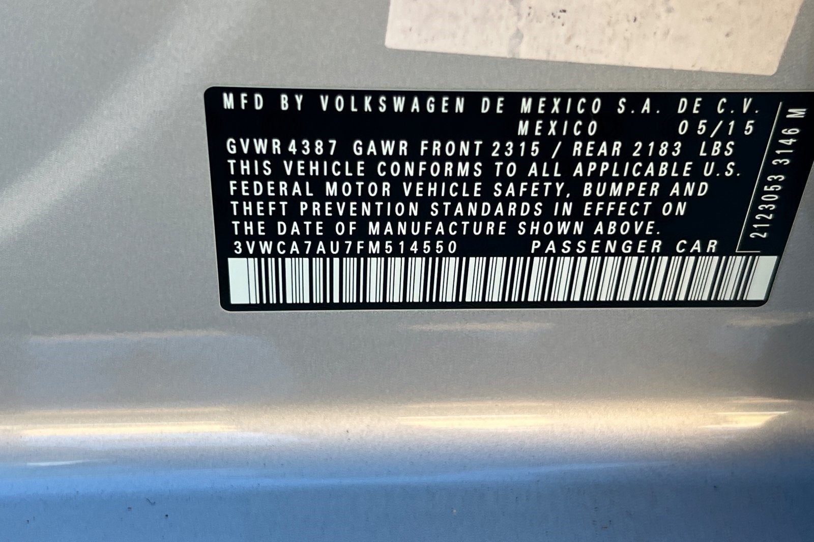 2015 Volkswagen Golf SportWagen TDI S 4-Door