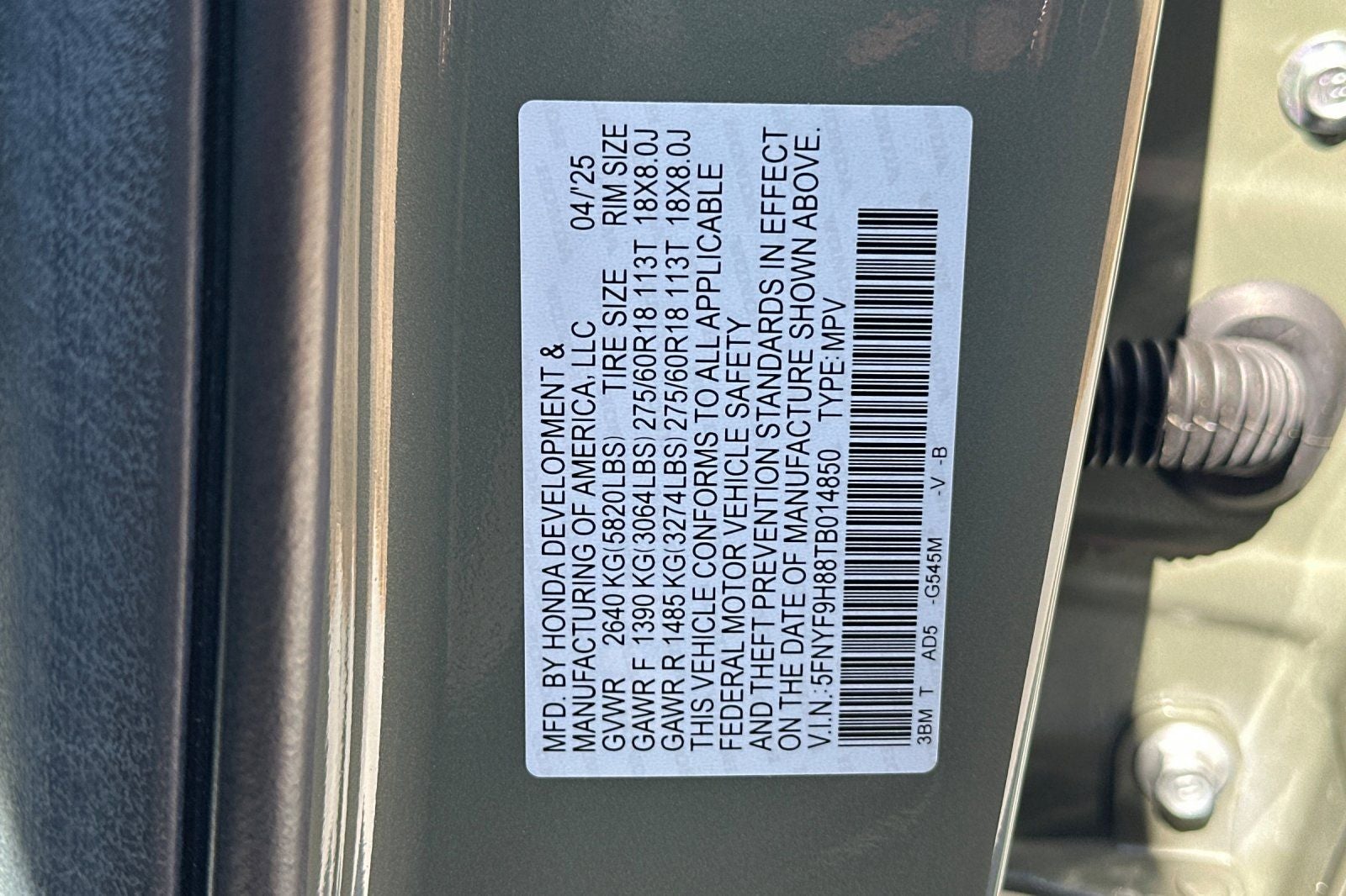2026 Honda Passport AWD TrailSport Elite Blackout