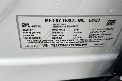 2023 Tesla Model X Standard Range