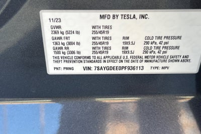 2023 Tesla Model Y Long Range Dual Motor All-Wheel Drive