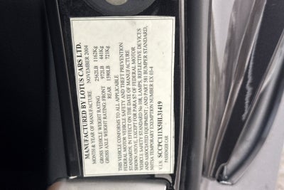 2005 Lotus Elise Base