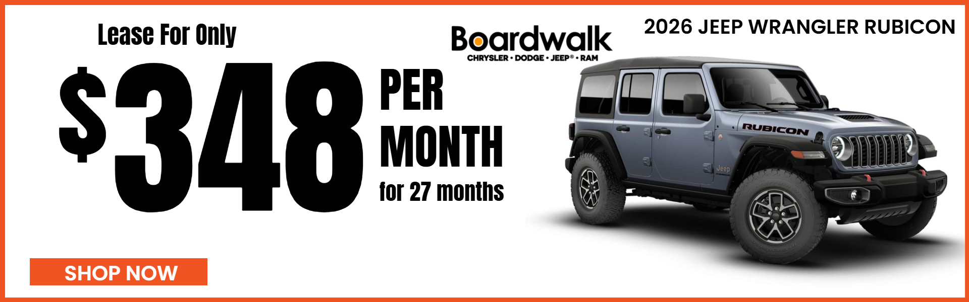 JEEP WRANGLER OFFERS FROM BOARDWALK CDJR