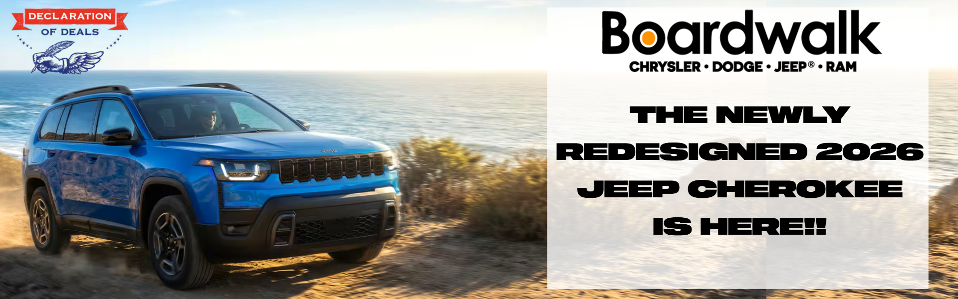 JEEP CHEROKEE AVAILABLE AT BOARDWALK CDJR