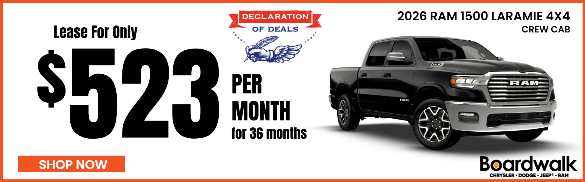 RAM 1500 OFFERS FROM BOARDWALK CDJR