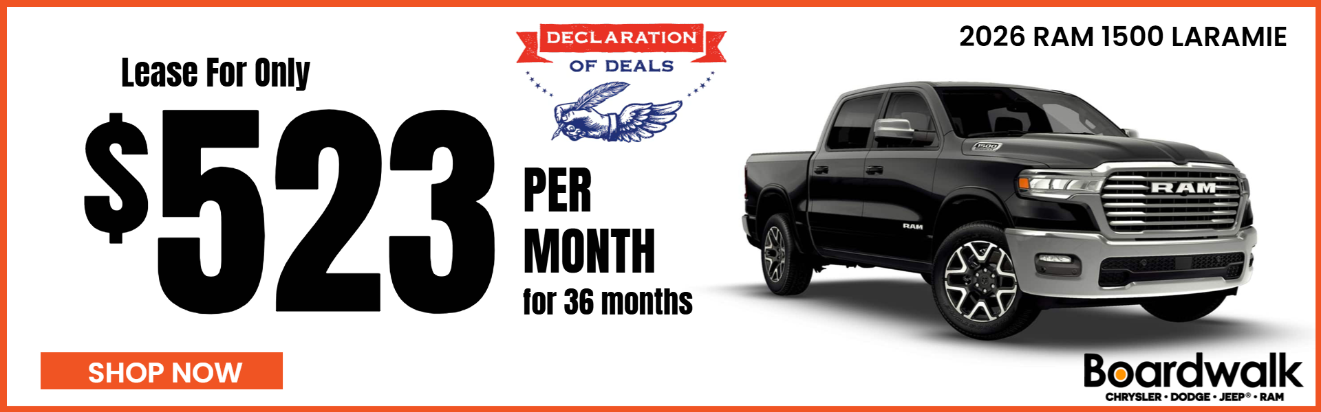 RAM 1500 OFFERS FROM BOARDWALK CDJR