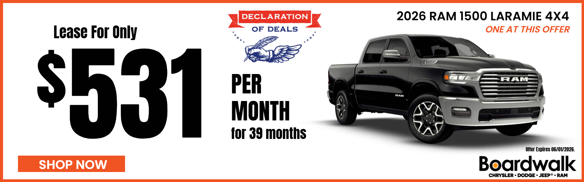 RAM 1500 OFFERS FROM BOARDWALK CDJR