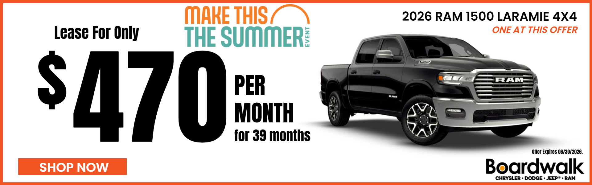 RAM 1500 OFFERS FROM BOARDWALK CDJR
