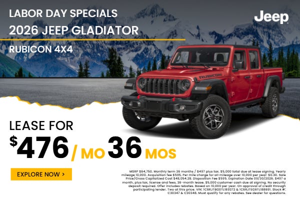 2026 Jeep Gladiator Rubicon 4x4