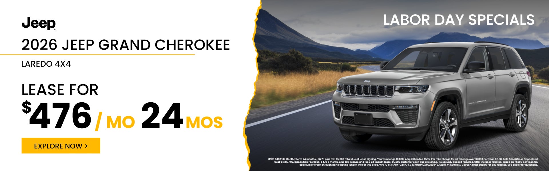 2026 Jeep Grand Cherokee Laredo 4x4