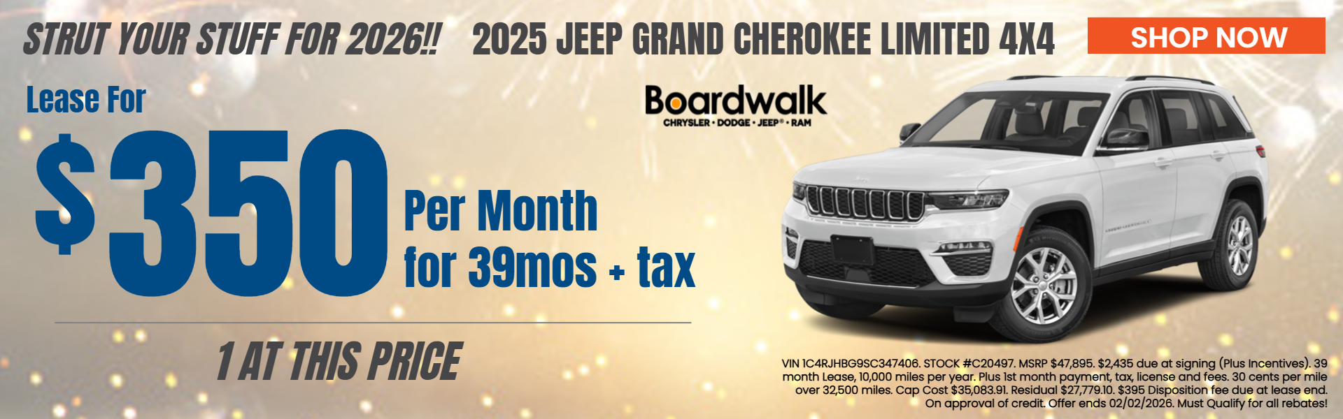 GRAND CHEROKEE AT BOARDWALK CHRYSLER DODGE JEEP RAM